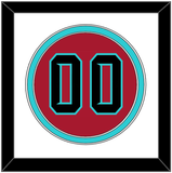 Arizona Number - Alternate Red - Double Mat 1