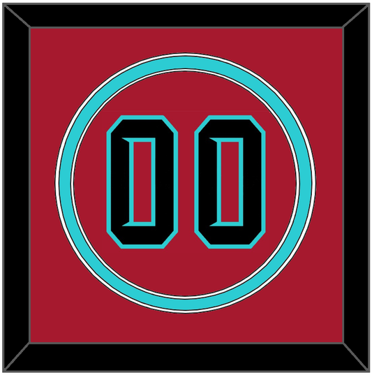 Arizona Number - Alternate Red - Signature Tier 2