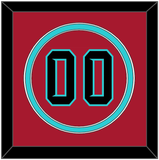 Arizona Number - Alternate Red - Double Mat 2