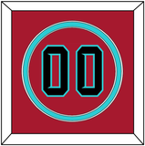 Arizona Number - Alternate Red - Double Mat 2