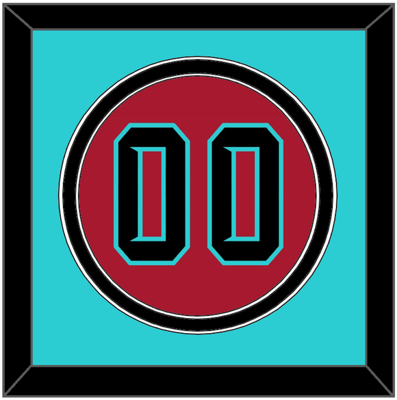 Arizona Number - Alternate Red - Double Mat 3