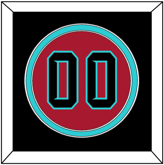 Arizona Number - Alternate Red - Signature Tier 4