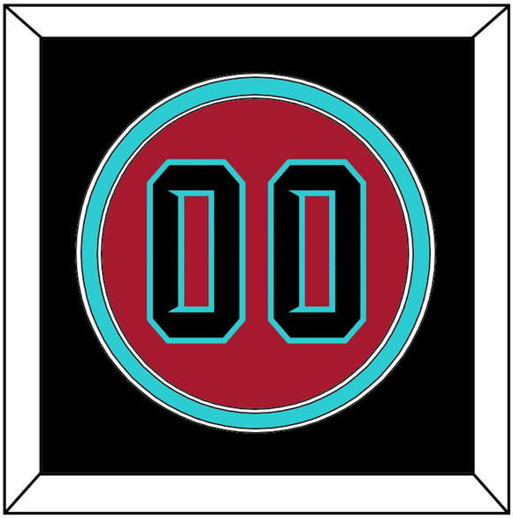 Arizona Number - Alternate Red - Double Mat 4