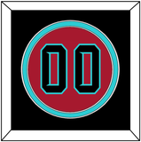 Arizona Number - Alternate Red - Double Mat 4