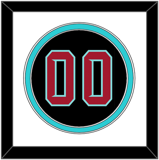 Arizona Number - Alternate Black - Signature Tier 1