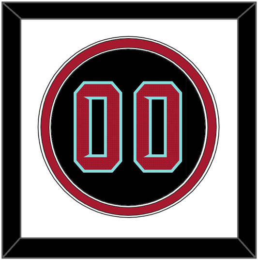 Arizona Number - Alternate Black - Signature Tier 2