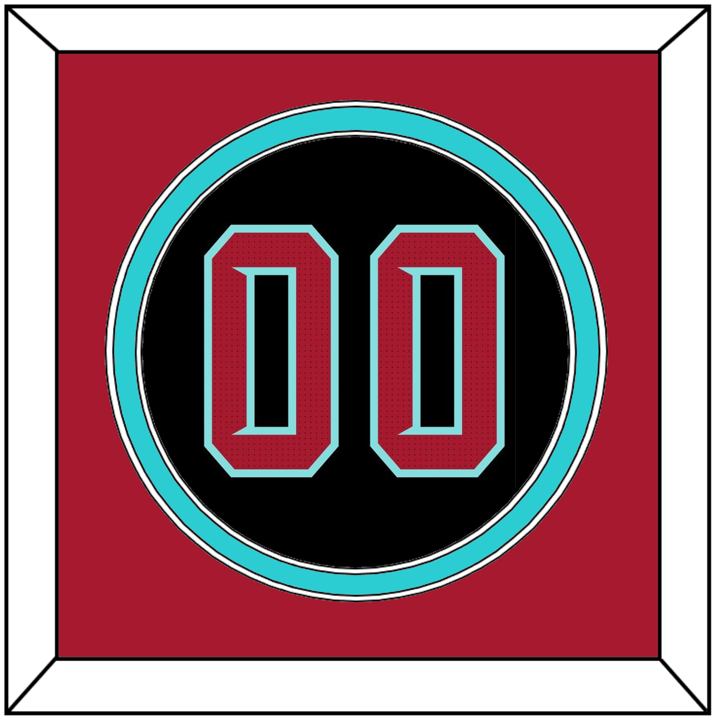 Arizona Number - Alternate Black - Signature Tier 3