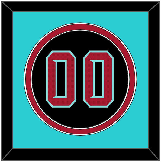 Arizona Number - Alternate Black - Signature Tier 4