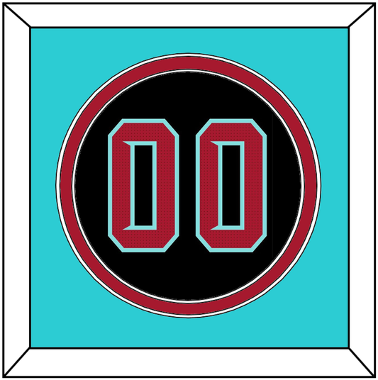 Arizona Number - Alternate Black - Signature Tier 4