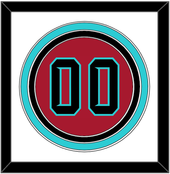 Arizona Number - Alternate Red - Triple Mat 1