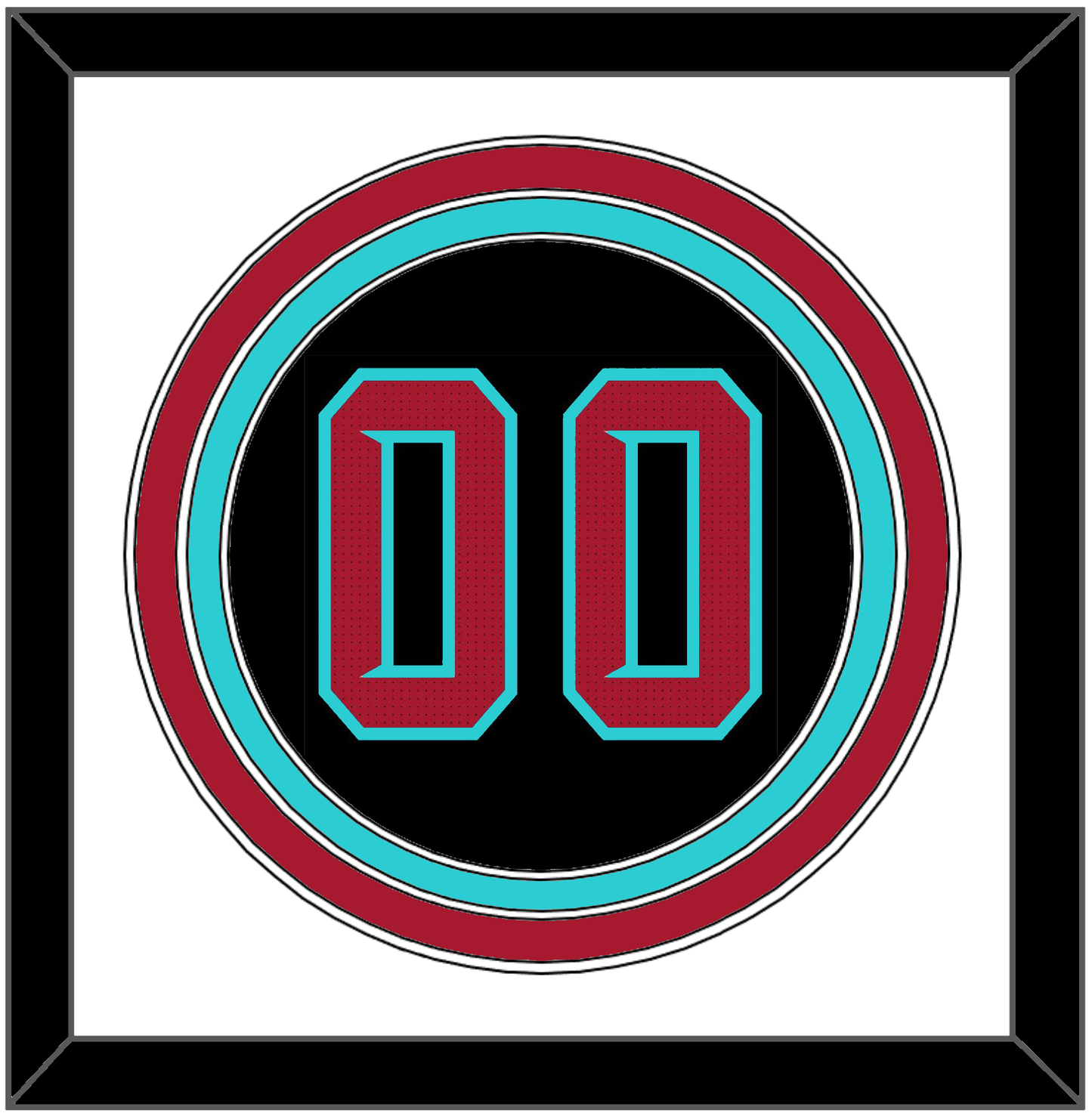 Arizona Number - Alternate Black - Premier Tier 1