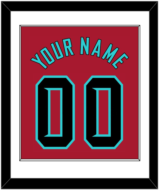 Arizona Name & Number - Alternate Red - Essential Tier 1