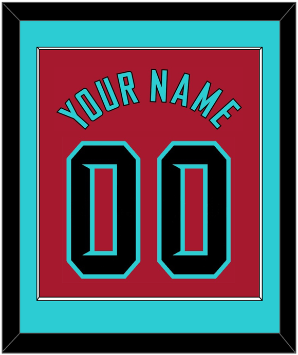 Arizona Name & Number - Alternate Red - Single Mat 2
