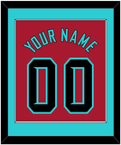 Arizona Name & Number - Alternate Red - Single Mat 2