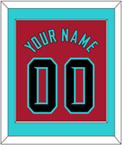 Arizona Name & Number - Alternate Red - Single Mat 2