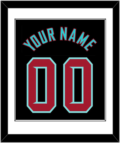 Arizona Name & Number - Alternate Black - Essential Tier 1