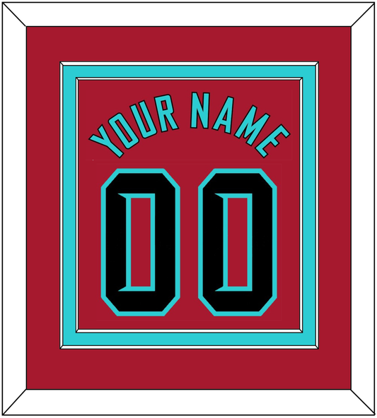 Arizona Name & Number - Alternate Red - Signature Tier 2