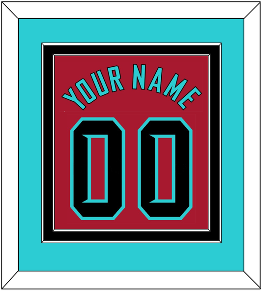 Arizona Name & Number - Alternate Red - Signature Tier 3