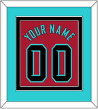 Arizona Name & Number - Alternate Red - Double Mat 3