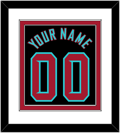 Arizona Name & Number - Alternate Black - Signature Tier 2