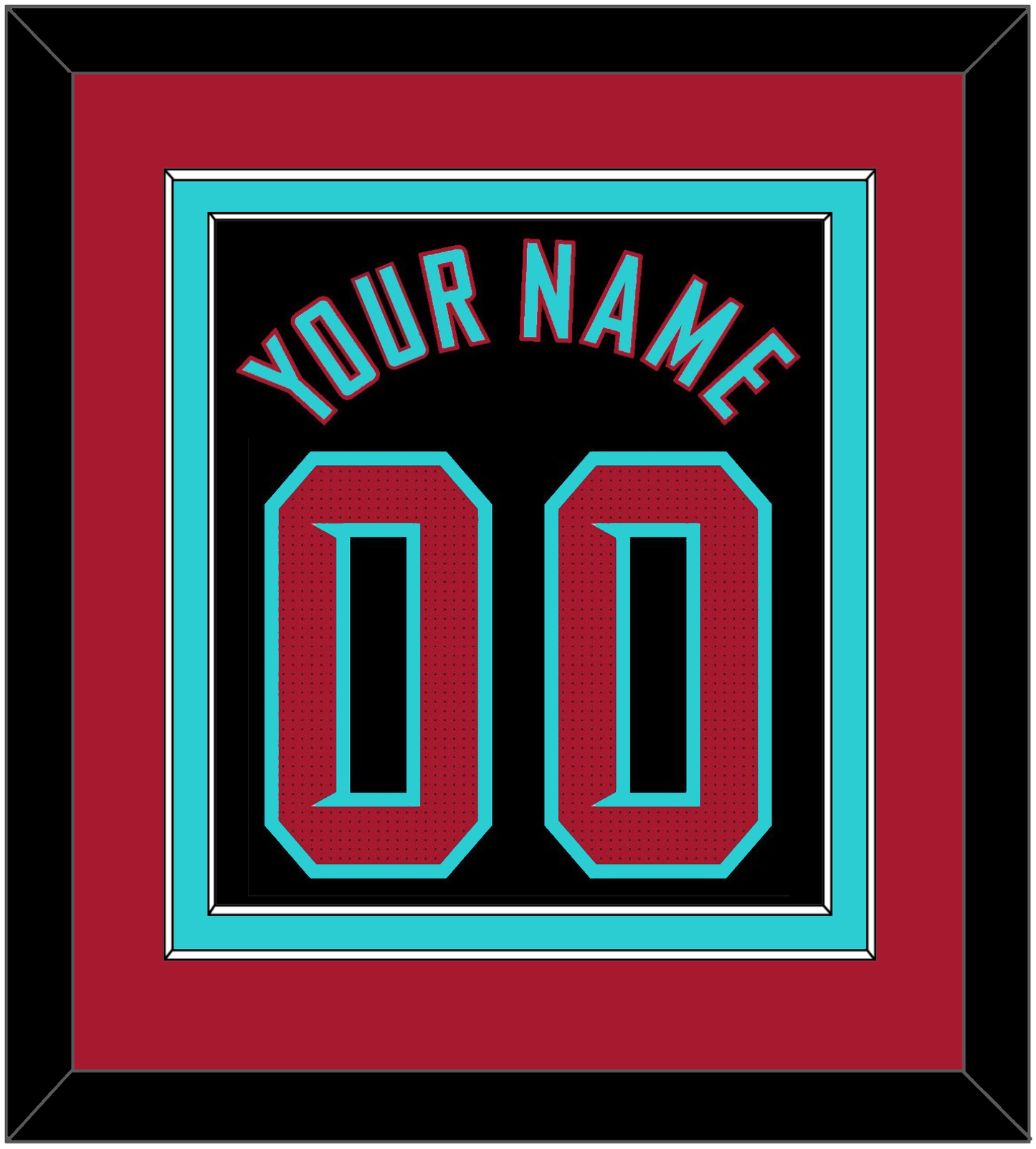 Arizona Name & Number - Alternate Black - Signature Tier 3