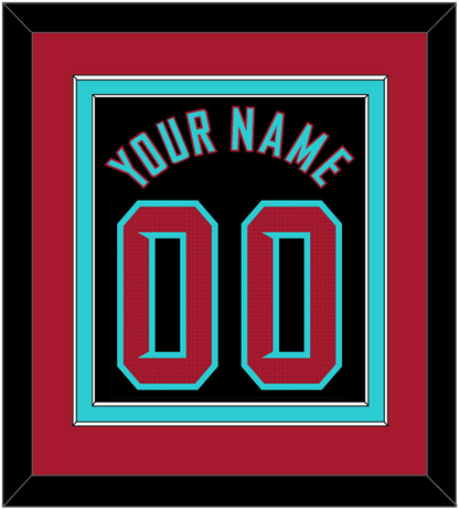 Arizona Name & Number - Alternate Black - Signature Tier 3