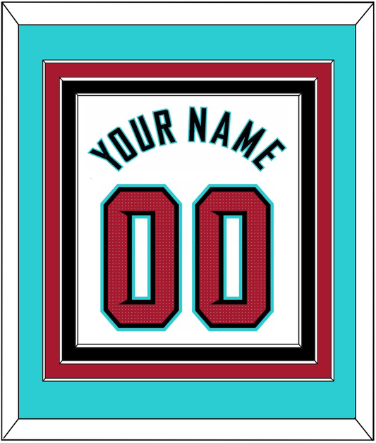 Arizona Name & Number - Home White - Premier Tier 2