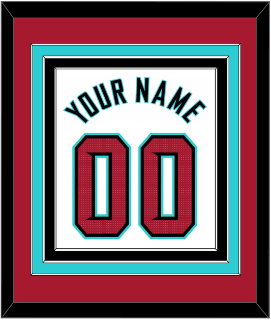 Arizona Name & Number - Home White - Premier Tier 3