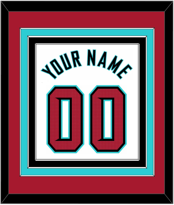 Arizona Name & Number - Home White - Triple Mat 3