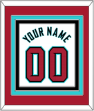 Arizona Name & Number - Home White - Triple Mat 3
