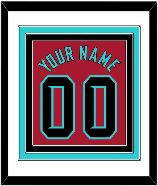 Arizona Name & Number - Alternate Red - Premier Tier 1