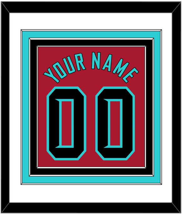 Arizona Name & Number - Alternate Red - Triple Mat 1