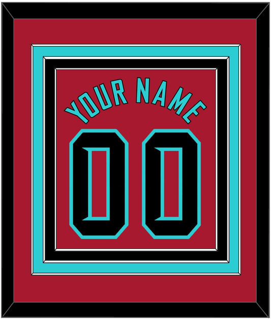 Arizona Name & Number - Alternate Red - Premier Tier 2