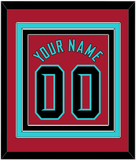 Arizona Name & Number - Alternate Red - Triple Mat 2