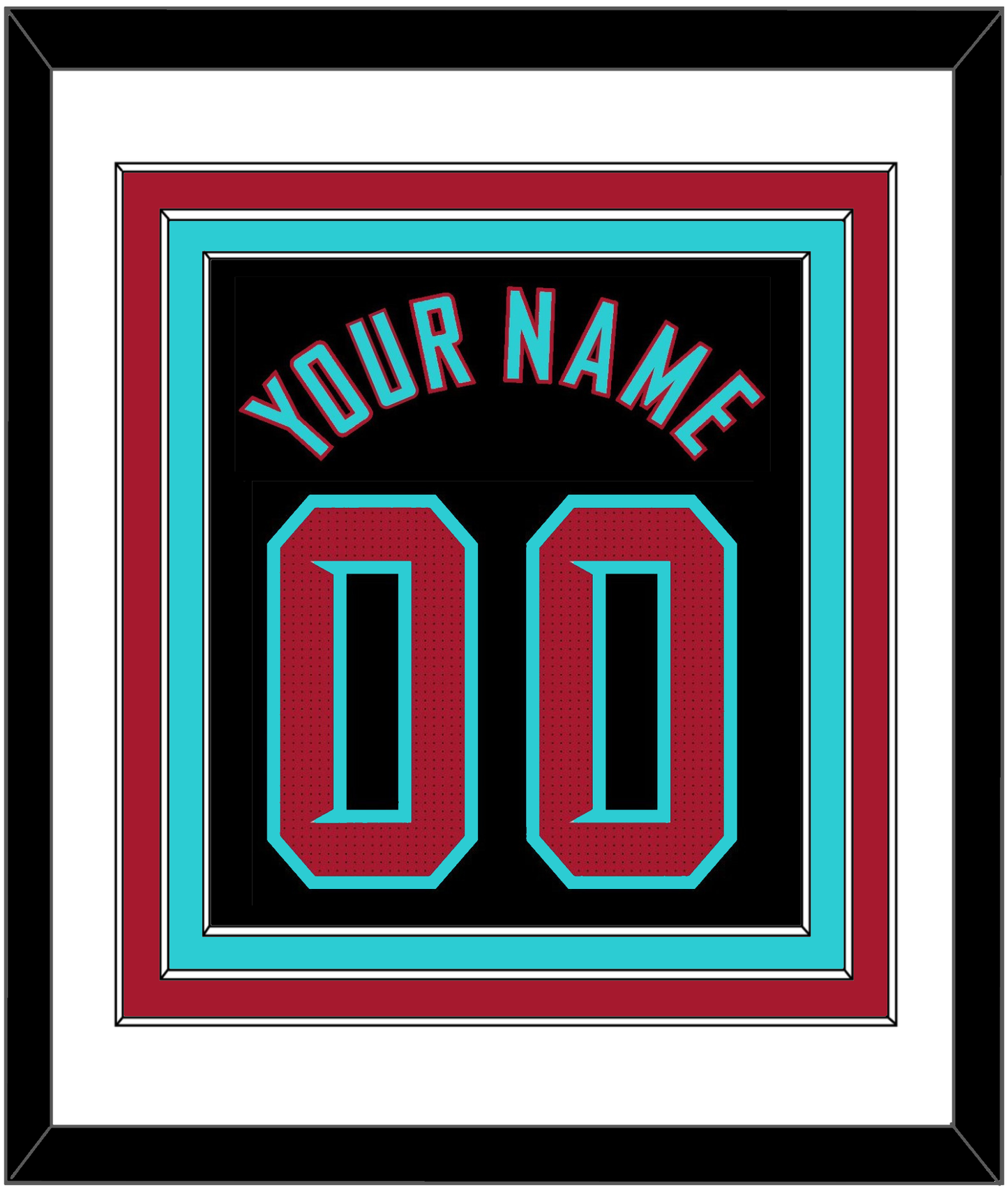 Arizona Name & Number - Alternate Black - Premier Tier 1