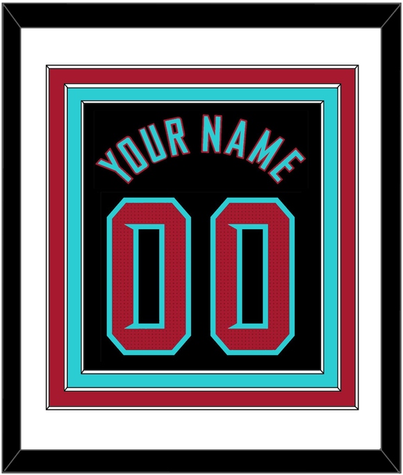 Arizona Name & Number - Alternate Black - Triple Mat 1