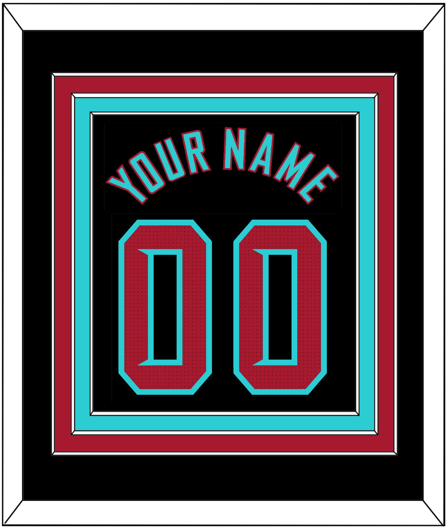 Arizona Name & Number - Alternate Black - Premier Tier 2