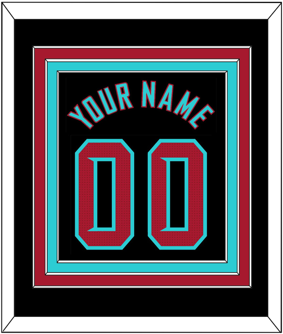 Arizona Name & Number - Alternate Black - Triple Mat 2