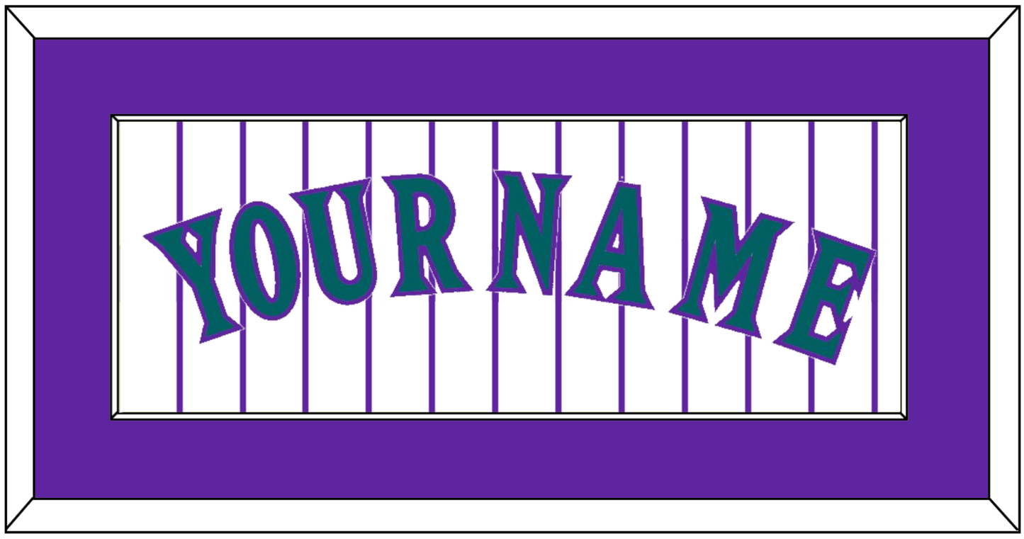 Arizona Name - Alternate Home White Pinstripes (1998-2006) - Essential Tier 1