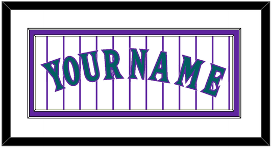 Arizona Name - Alternate Home White Pinstripes (1998-2006) - Signature Tier 1