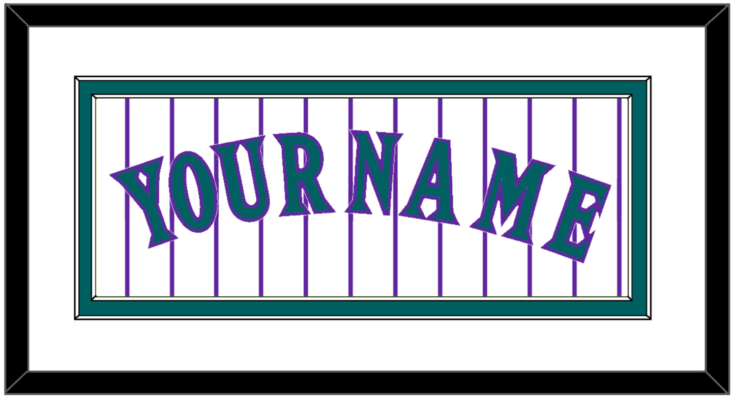 Arizona Name - Alternate Home White Pinstripes (1998-2006) - Signature Tier 2
