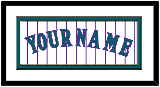 Arizona Name - Alternate Home White Pinstripes (1998-2006) - Signature Tier 2