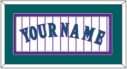 Arizona Name - Alternate Home White Pinstripes (1998-2006) - Signature Tier 4