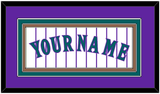 Arizona Name - Alternate Home White Pinstripes (1998-2006) - Triple Mat 2