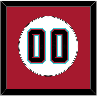 Arizona Number - Alternate Home White (2020-2023) - Essential Tier 2