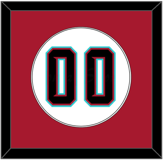 Arizona Number - Alternate Home White (2020-2023) - Essential Tier 2