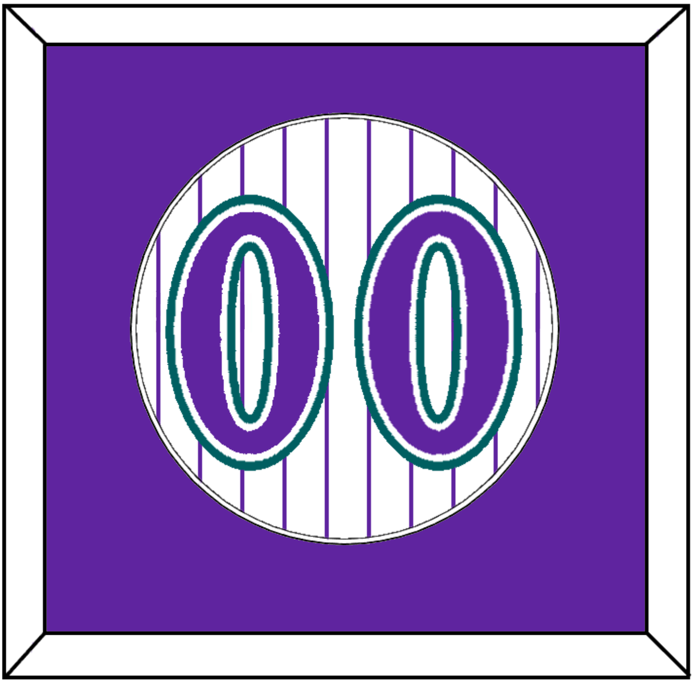 Arizona Number - Alternate Home White Pinstripes (1998-2006) - Essential Tier 1
