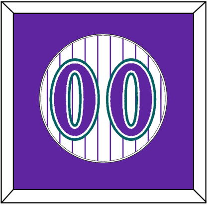Arizona Number - Alternate Home White Pinstripes (1998-2006) - Essential Tier 1