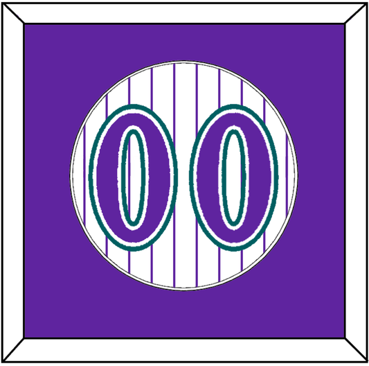 Arizona Number - Alternate Home White Pinstripes (1998-2006) - Essential Tier 1