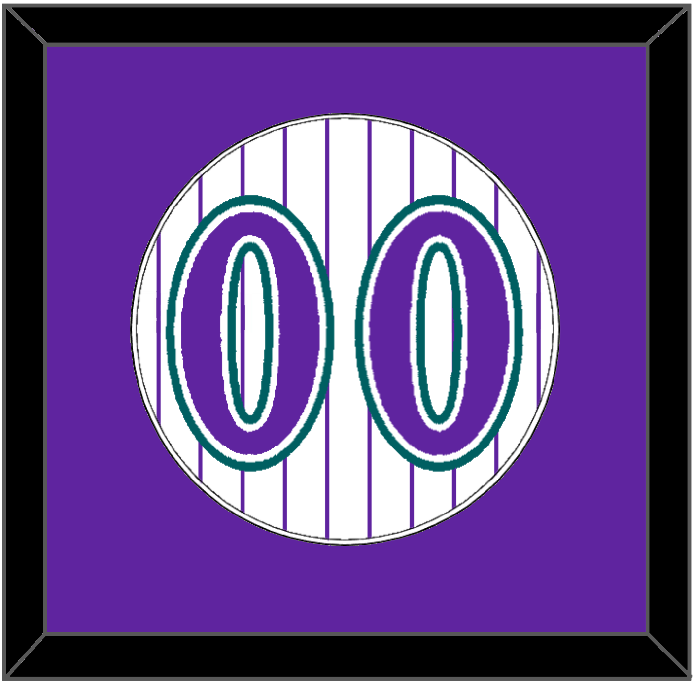 Arizona Number - Alternate Home White Pinstripes (1998-2006) - Essential Tier 1